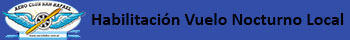 Curso Habilitaci&oacute;n Vuelo Nocturno Local
